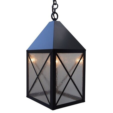 Arroyo Craftsman 8" Nottingham Pendant, Bronze, Gold White Iridescent Glass NOH-8GW-BZ